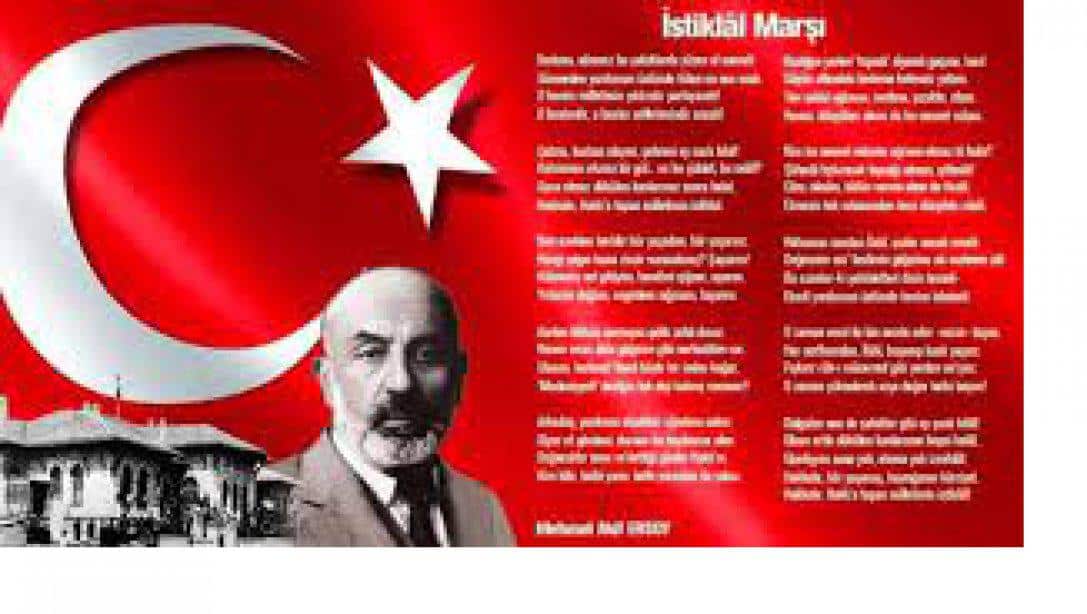 İlçemizde İstiklal Marşı'nın Kabulünün 101. Yıldönümü Kutlandı ve  Mehmet Akif Ersoy Saygıyla Anıldı